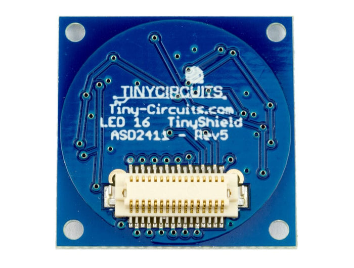 TinyShield 16 Edge LED Board - Amber [Discontinued] by Tiny Circuits - The Pi Hut
