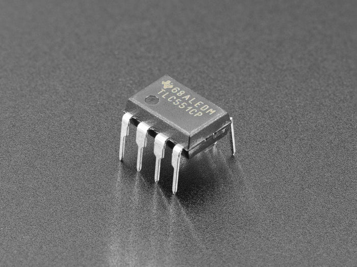 TLC551 IC Timer - CMOS 555 with 1V to 15V power, up to 1.8MHz (TLC551CP) by The Pi Hut - The Pi Hut