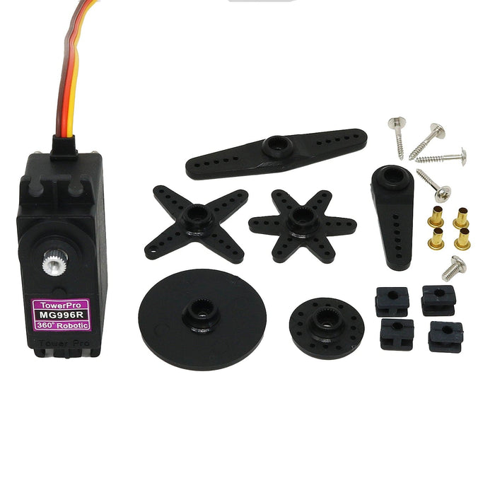 TowerPro Servo Motor - MG996R 360° (Metal Gear) by TowerPro - The Pi Hut