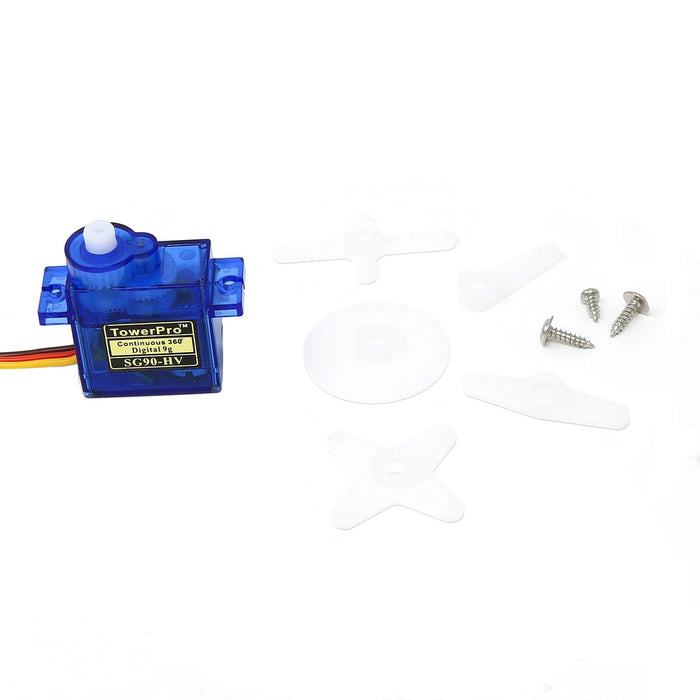 TowerPro Servo Motor - SG90-HV (continuous rotation) by TowerPro - The Pi Hut