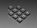 Translucent Smoke DSA Keycaps for MX Compatible Switches (10 pack) by The Pi Hut - The Pi Hut