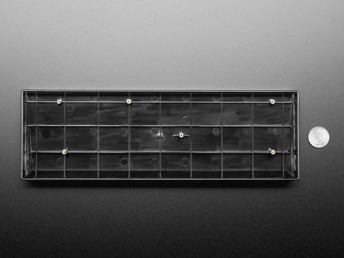 Translucent Smoke Plastic 65% / JKDK K68 Keyboard Shell by The Pi Hut - The Pi Hut