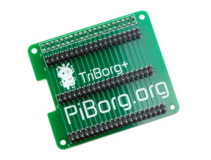 TriBorg Plus - Raspberry Pi GPIO Triplicator (40 Pin), Soldered [Discontinued] by PiBorg - The Pi Hut