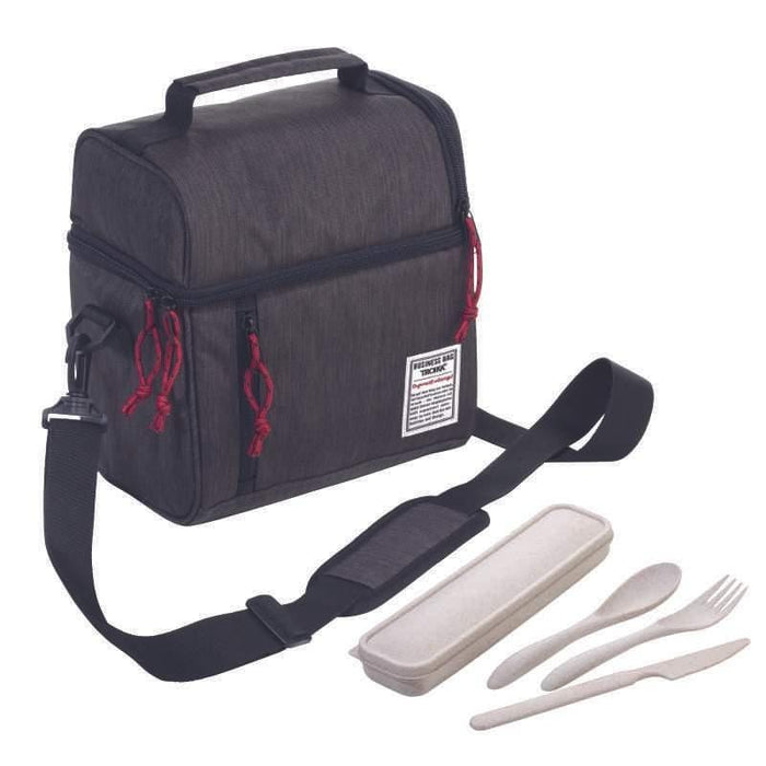 Troika Business Insulated Lunch Cooler with Utensils [Discontinued] by Troika - The Pi Hut