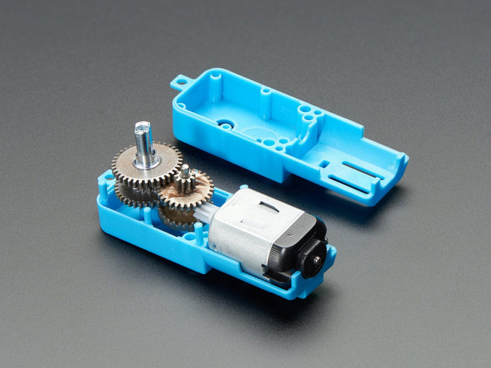 TT Motor All-Metal Gearbox - 1:90 Gear Ratio by The Pi Hut - The Pi Hut