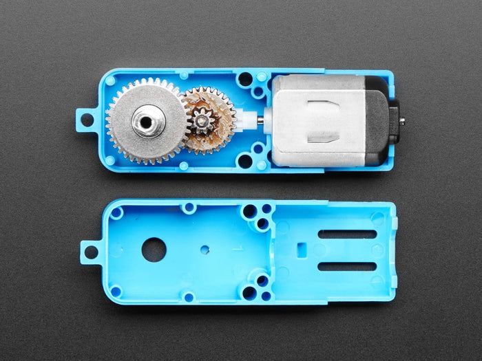 TT Motor Bi-Metal Gearbox - 1:90 Gear Ratio by The Pi Hut - The Pi Hut