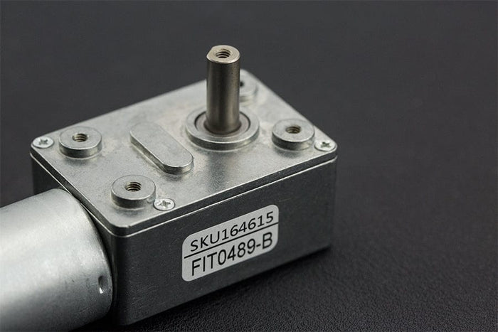 Turbo Metal Gear Worm Motor (6V 40RPM 10kg/cm) by The Pi Hut - The Pi Hut