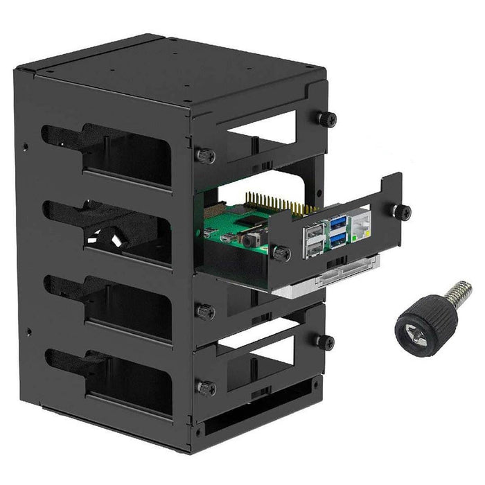 SSD Cluster Case for Raspberry Pi by Uctronics - The Pi Hut