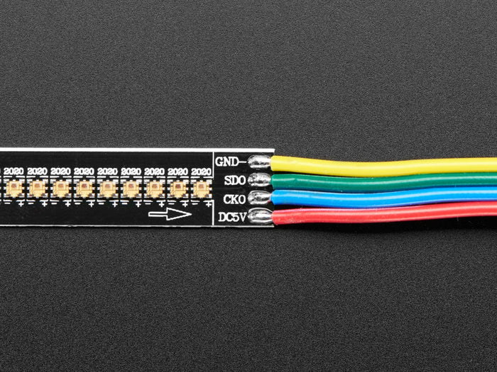 Ultra High Density DotStar LED PCB Bar - 128 LEDs [Discontinued] by The Pi Hut - The Pi Hut