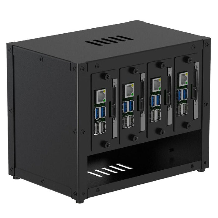 Upgraded Complete Enclosure for Raspberry Pi Clusters [Discontinued] by Uctronics - The Pi Hut