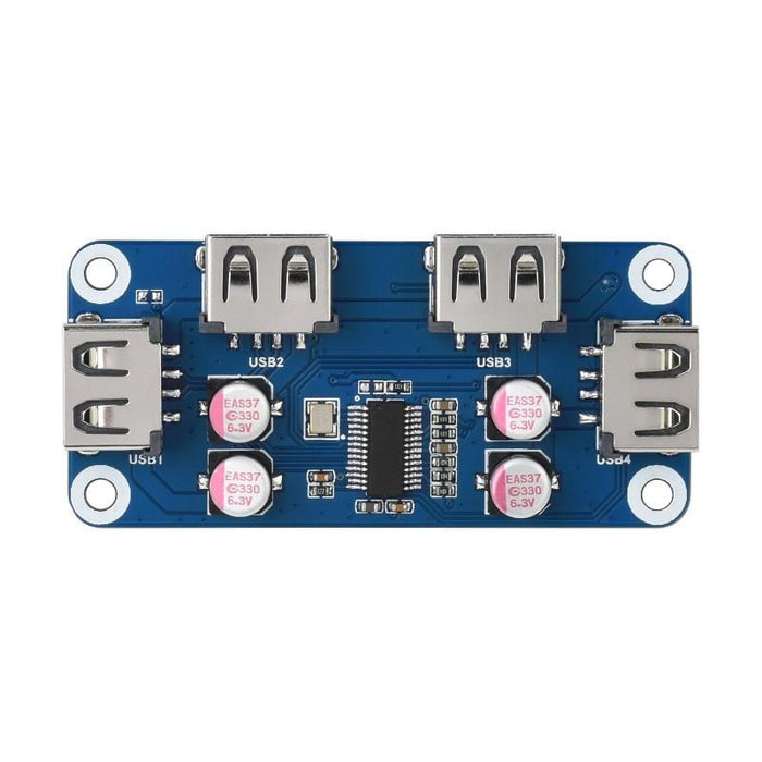 USB 2.0 Hub HAT for Raspberry Pi by Waveshare - The Pi Hut