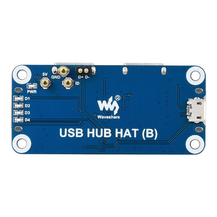 USB 2.0 Hub HAT for Raspberry Pi Zero by Waveshare - The Pi Hut