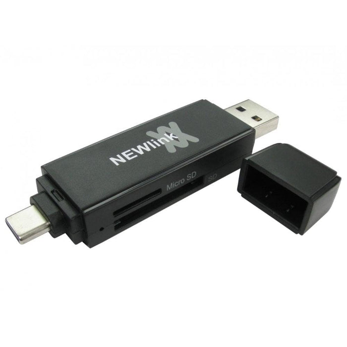 USB 3.1 Card Reader (USB Type-C & Type-A) [Discontinued] by NEWlink - The Pi Hut