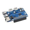 USB 3.2 Hub & Gigabit Ethernet HAT for Raspberry Pi by Waveshare - The Pi Hut