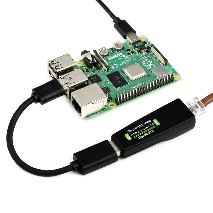 USB 3.2 to Gigabit Ethernet Converter by Waveshare - The Pi Hut