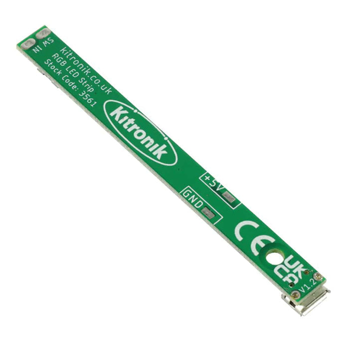 USB RGB LED Strip with Pattern Selector by Kitronik - The Pi Hut