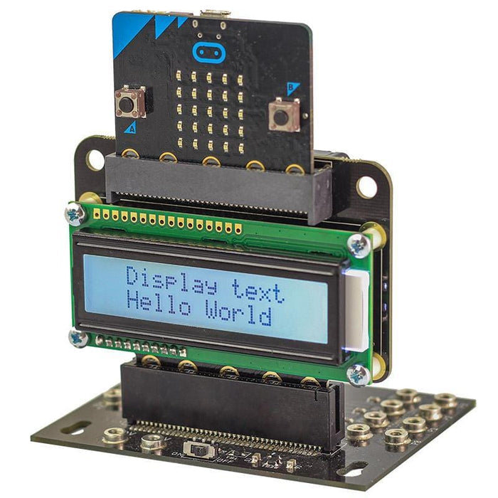 :VIEW text32 LCD Screen for the BBC micro:bit [discontinued] by Kitronik - The Pi Hut