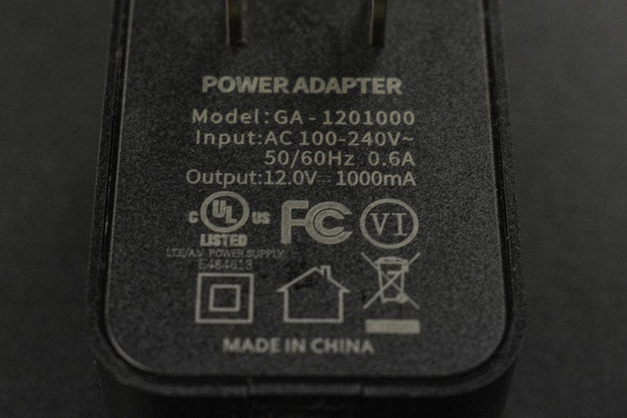 Wall Adapter Power Supply 12VDC 1A (American Standard) [discontinued] by DFRobot - The Pi Hut