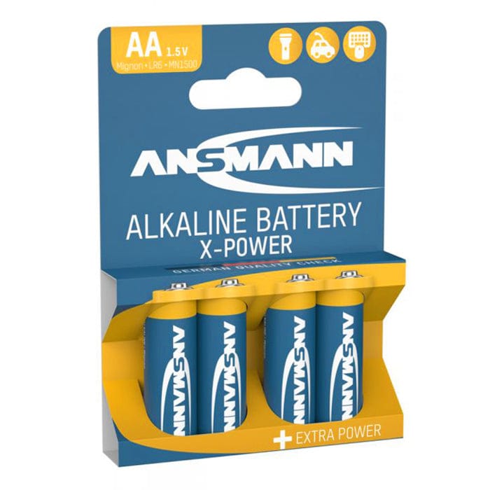 X-Power 1.5V AA Alkaline Batteries (4-Pack) by ANSMANN - The Pi Hut