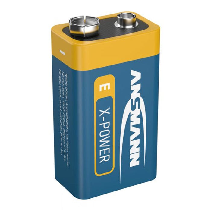 X-Power 9V 6LR61 Alkaline Battery by ANSMANN - The Pi Hut