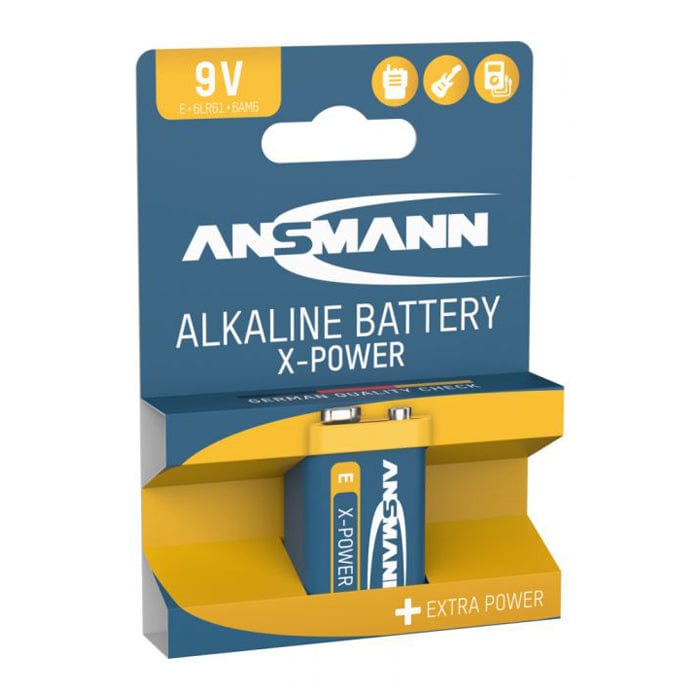 X-Power 9V 6LR61 Alkaline Battery by ANSMANN - The Pi Hut