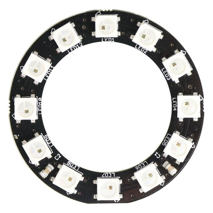 ZIP Circle - 12 ZIP LEDs by Kitronik - The Pi Hut