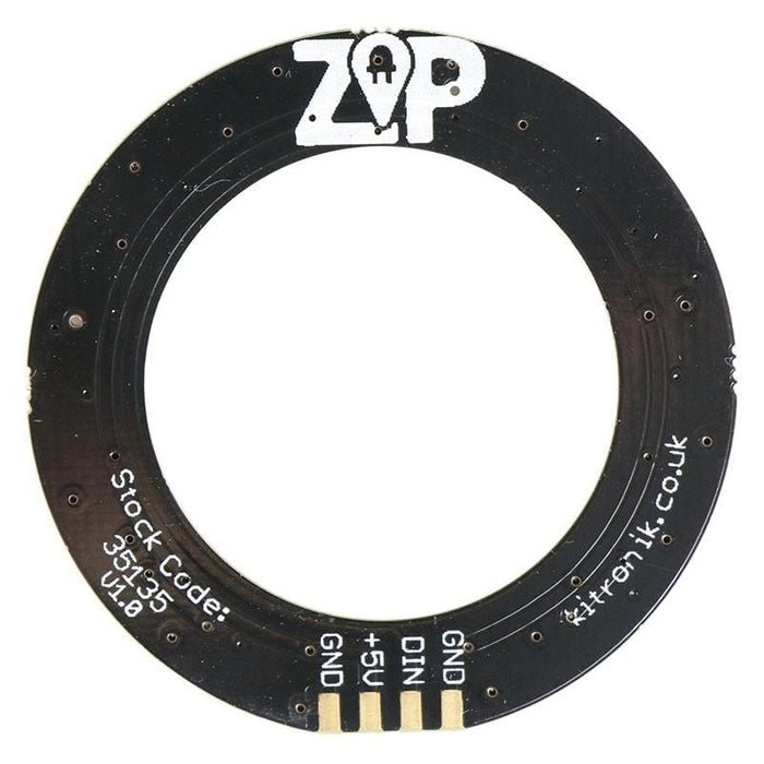 ZIP Circle - 12 ZIP LEDs by Kitronik - The Pi Hut